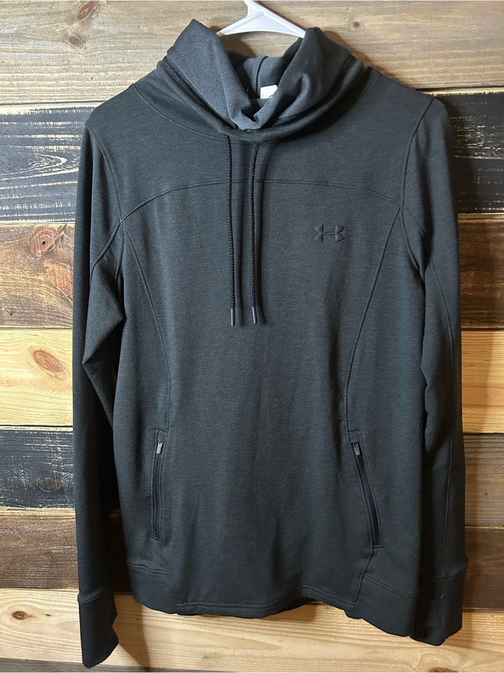 Under Armour Black Performance Pullover with Cowl Neck